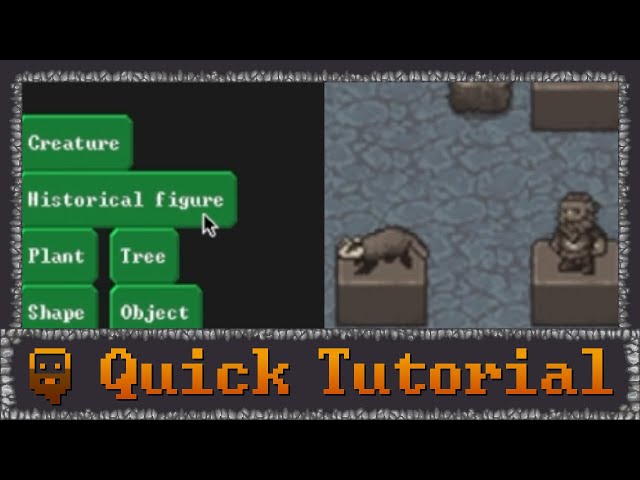 Dwarf Fortress  - Quick Tutorials - Custom Statues