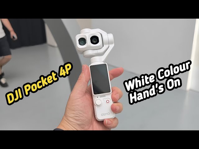 Primeras impresiones de la DJI Osmo Pocket 4P blanca | ¡Por fin llegó la primera copia de la Inst...