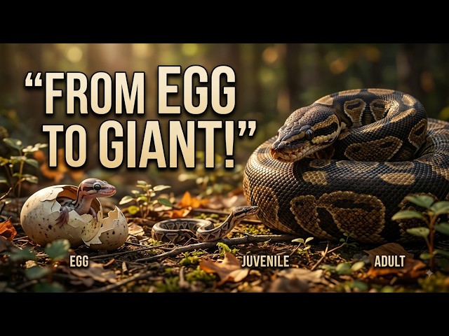 The Complete Life Cycle of the Banll Python : From Egg to Adulthood | Amazing Snake Jounre y