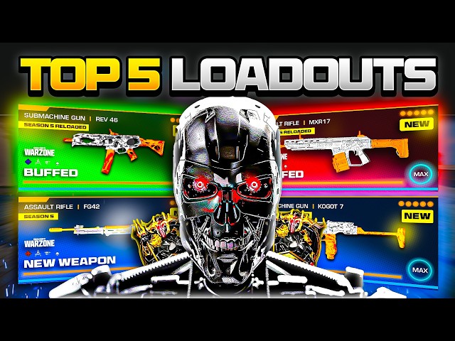 The TOP 5 *MOST INSANE* Warzone Loadouts You Need to Try Before They are Nerfed!