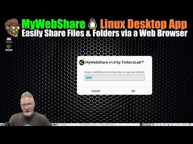 MyWebShare App for Linux by TinkerzLab™ | Quickly & Easily Share a Folder on your Network