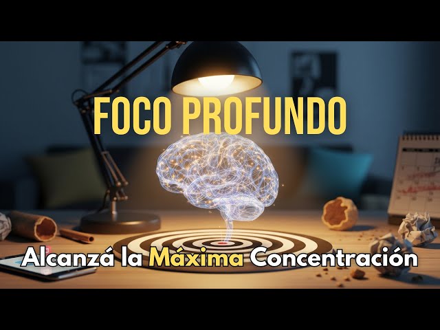 Cómo ser más PRODUCTIVO sin depender de la MOTIVACIÓN - Método FOCO PROFUNDO