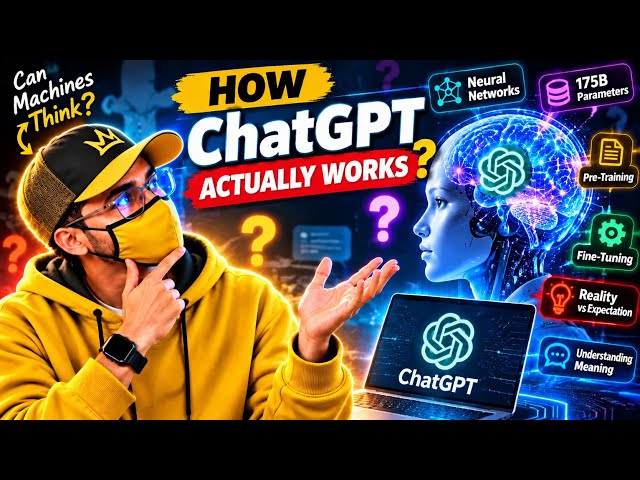 🤔How ChatGPT Actually Works: AI Explained in 8 Minutes✨