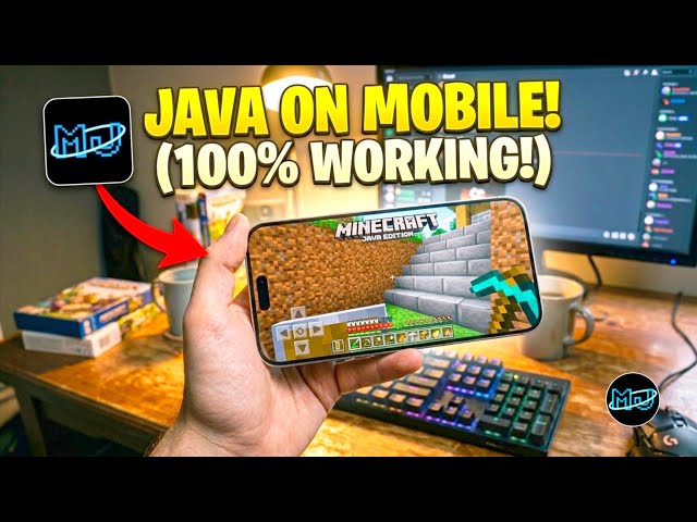 Finally Playing Minecraft Java Edition on Mobile 