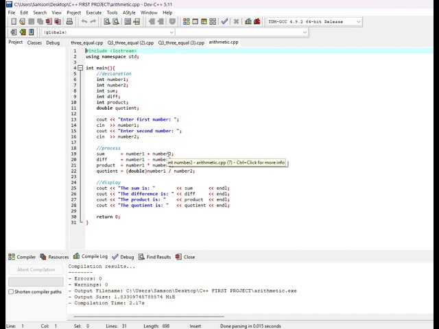Introduction to programming c++