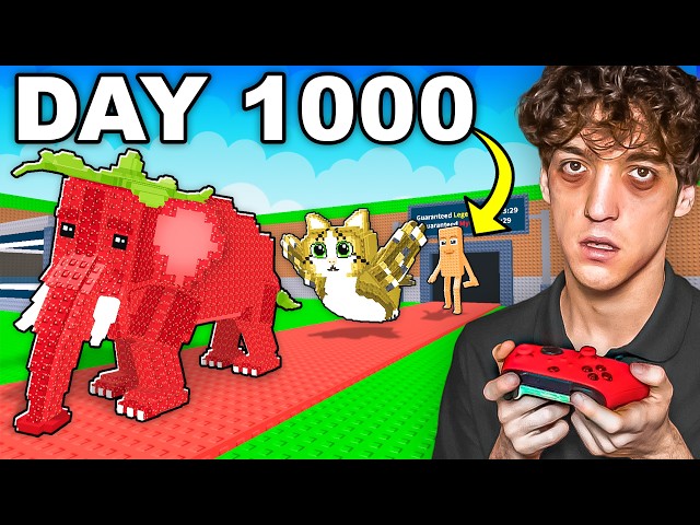 I Spent 1000 DAYS In Steal A Brainrot!