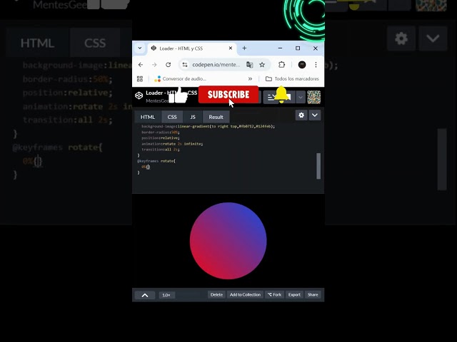 🔥 #Loader animado con #HTML y #CSS #maths #webdesign #webdevelopment #programming #ciencia #coding