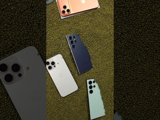 iPhone 16 Pro Max Vs Samsung S24 Ultra Green Colour Comparison