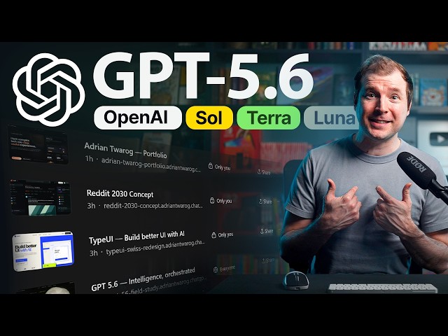 ChatGPT 5.6 for Web Design (Sol, Terra, Luna)