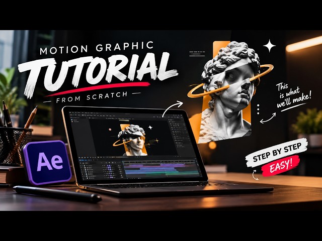 How to Create a Cinematic Motion Graphic From Scratch | After Effects Tutorial