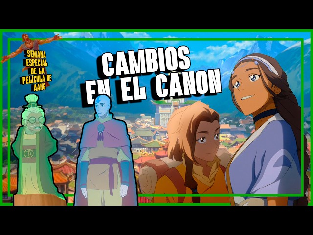 The CANON changes made by the AANG movie