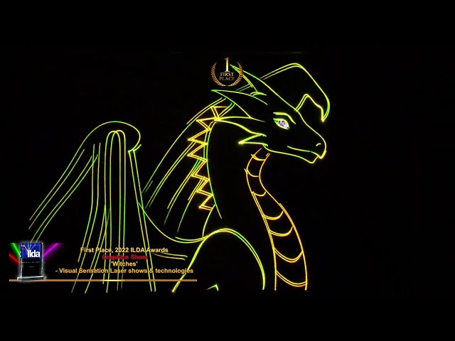 2022 ILDA Awards, 1st Place, Graphics Show - “Witches”, Visual Sensation Laser shows & technologies