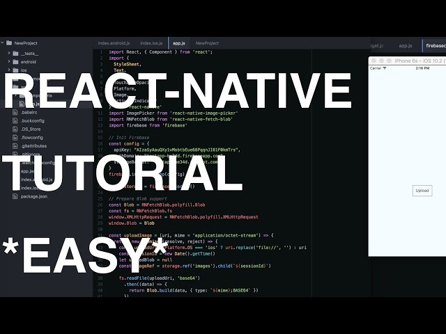 React-Native Tutorial and Introduction *EASY*