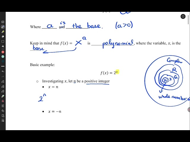 3.1 Exponential function