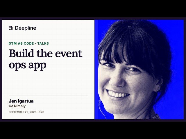 An Event Ops App Built with AI Agents | Jen Igartua