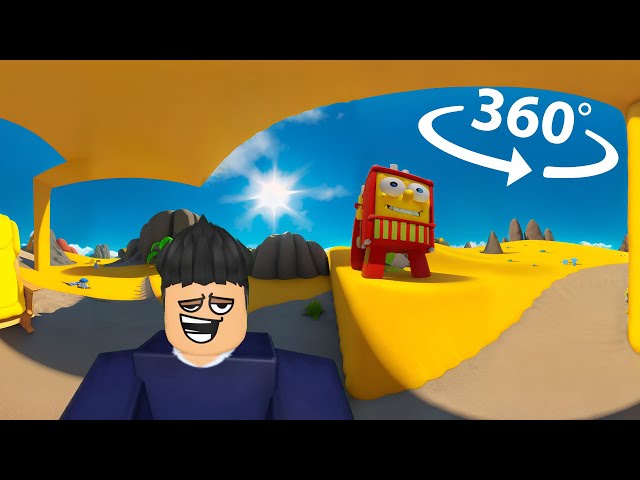 360° ROBLOX That One Guy  with spongebob | VR/360 Video 4K