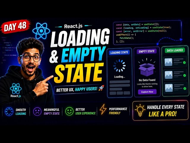 React loading and empty State 