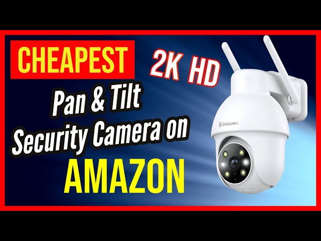 Cheapest HD Security Camera on Amazon with 24/7 Recording Plus Pan & Tilt From Galayou