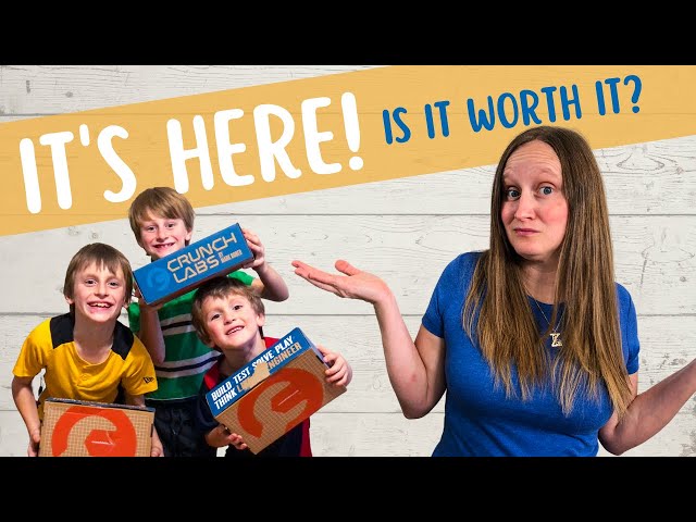 Crunch Labs by Mark Rober First 3 Months Review | STEM Subscription Boxes for Kids