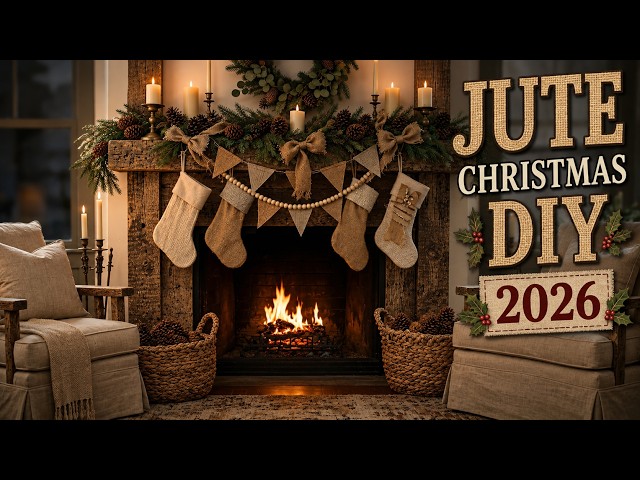 10 Rustic Christmas DIYs Using Jute | Cozy Decor Ideas for 2026