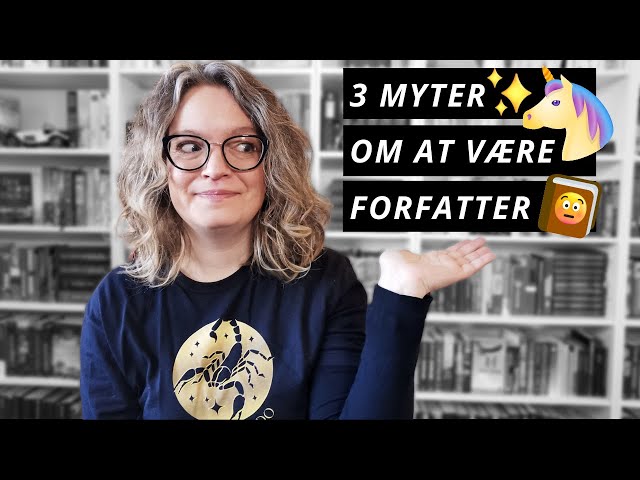 3 myter om at være forfatter