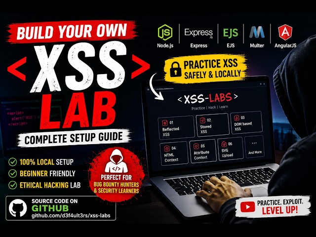 Build Your Own XSS Practice Lab with Node.js | Complete Setup Guide + GitHub Source Code