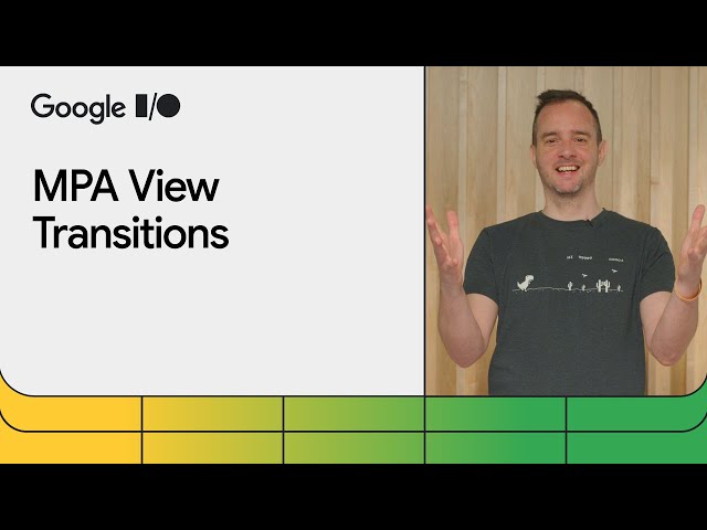 Multi-page application View Transitions are here