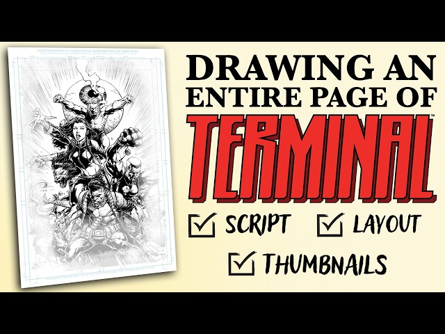 How To Layout a Comic Book Page | Terminal (Part 1)