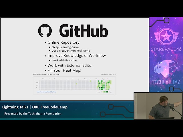Free Code Camp OKC: Matt Stubenhofer - Integrating freeCodeCamp & GitHub [2017]