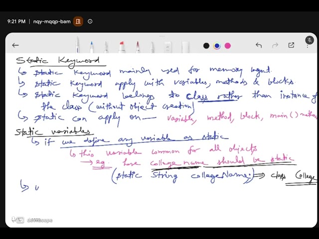 Core Java Tutorial #5 | Static Keyword, Constructors, Classes & Objects Explained | Java