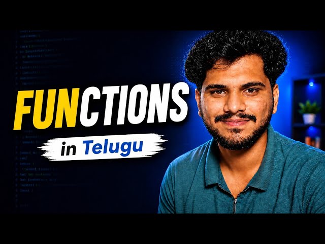 Functions in Python | Python Tutorial | in Telugu