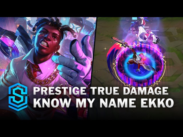 Prestige True Damage Know My Name Ekko Skin Spotlight - Pre-Release - PBE Preview -League of Legends