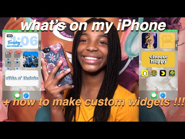 WHAT’S ON MY IPHONE *+ how to make aesthetic custom widgets for iOS 14*