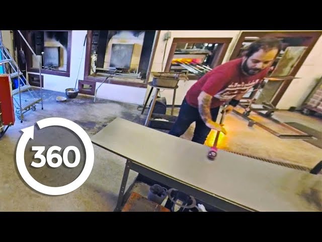 Glass Bubbles of Fire (360 Video)