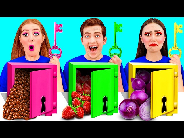 Resuelve El Misterioso Desafío De 1000 Llaves | Desafíos de Comida Divertida PaRaRa Challenge