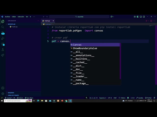 COMO FUNCIONA LA LIBRERIA REPORTLAB PYTHON