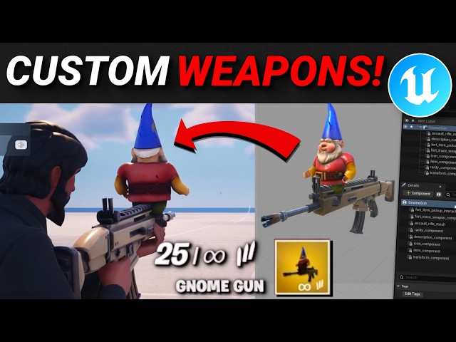 Creating CUSTOM WEAPONS in Fortnite Creative/UEFN! (Full Tutorial)