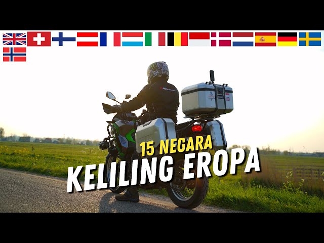 RECORRIENDO EUROPA EN MOTO !! YAKARTA - LONDRES - FRANCIA - LUXEMBURGO - BÉLGICA - PAÍSES BAJOS !!!