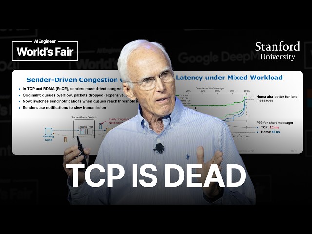 The End of TCP for AI Clusters — John Ousterhout, Stanford