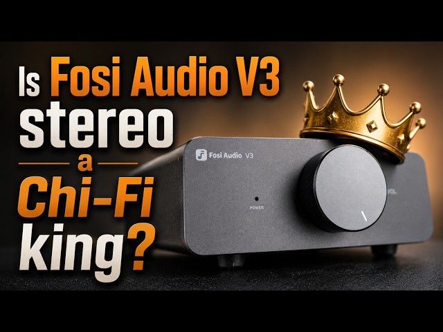 Fosi Audio V3 stereo amplifier technical review