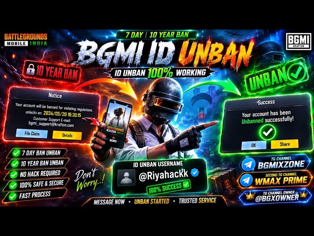 HOW TO 7 DAY AND MONTH AND 10 YEAR ACCOUNT BAN TO UNBAN 