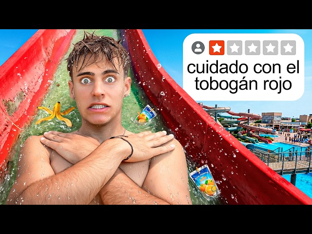 PROBÉ el PARQUE ACUÁTICO de 1 ESTRELLA!