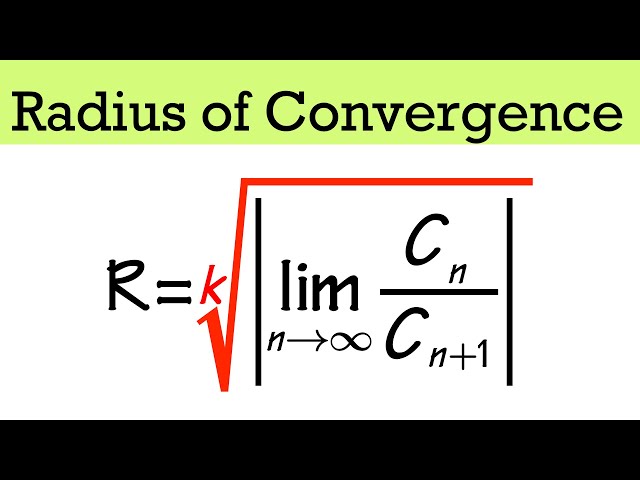 An easy formula for finding the radius of convergence of a power series