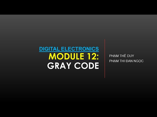 Module 12 Gray Code
