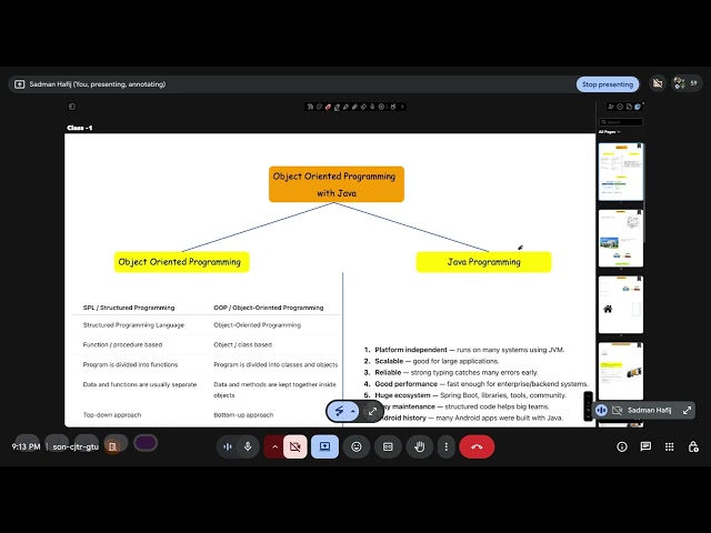 Object-Oriented Programming Live Class - 1