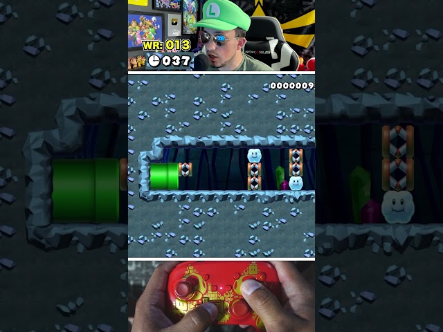 The Shellmet is the key to the WORLD RECORD!! #supermariomaker2 #mariomaker2