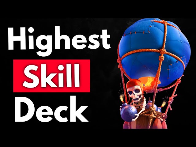 I Played the NEW HIGHEST SKILL Deck in Clash Royale