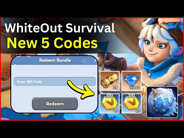 WHITEOUT SURVIVAL CODES 2026 - ALL WHITE OUT SURVIVAL GIFT CODES ANDROID GAME