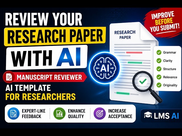 AI Powered Manuscript Reviewer for Academic Research Papers