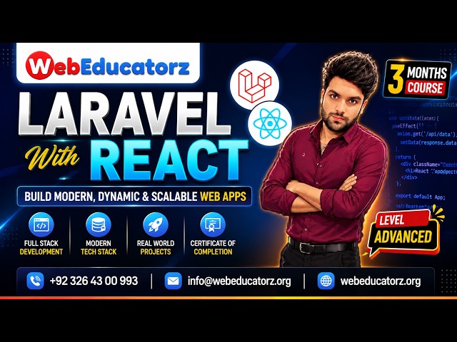 Orientation Class of professional Laravel With React Js - Asad  Mukhtar